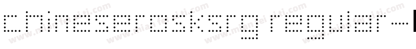 chineserosksrg regular字体转换